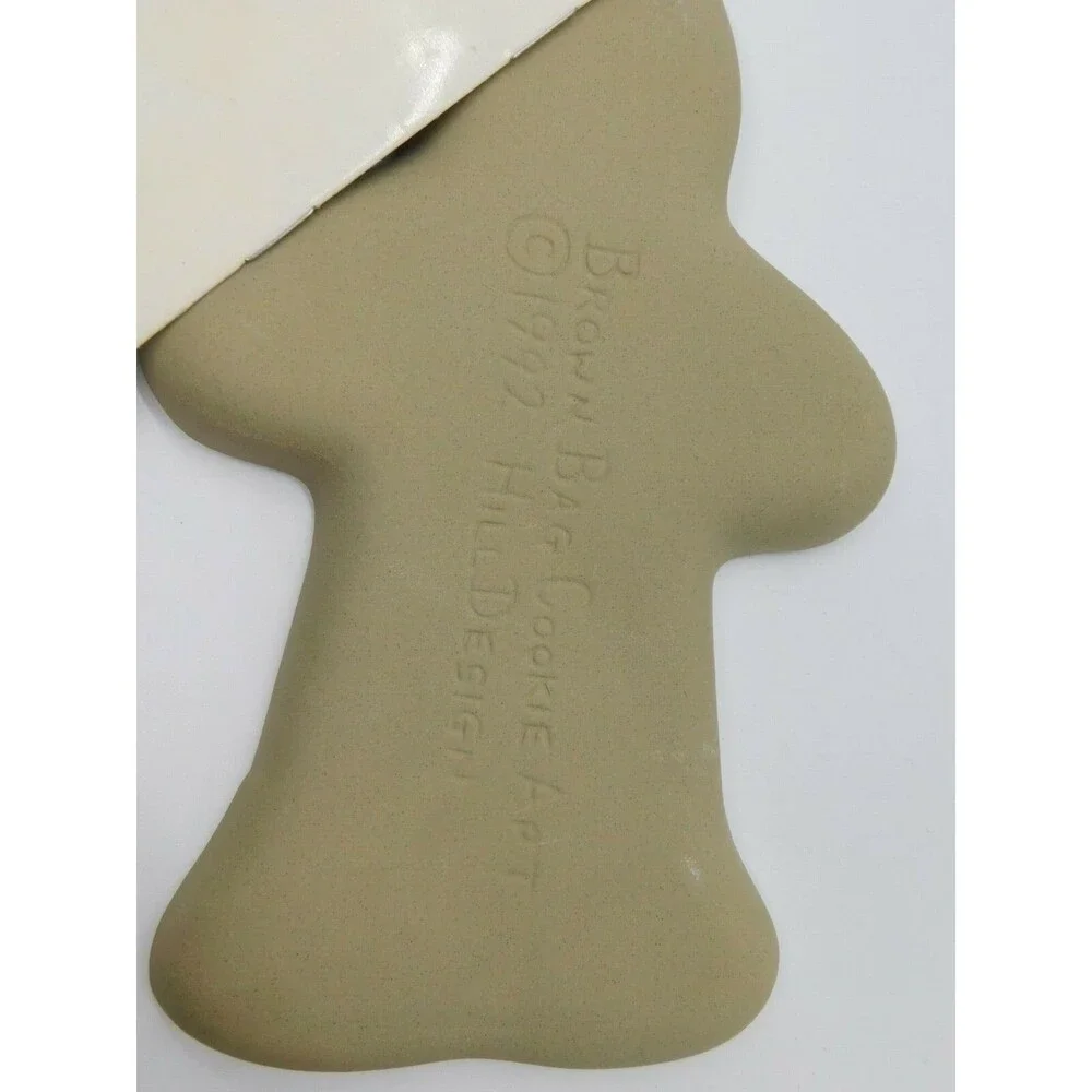 Brown Bag Cookie Art Mold 1992 Hill Design Gingerbread Man ~Retired
